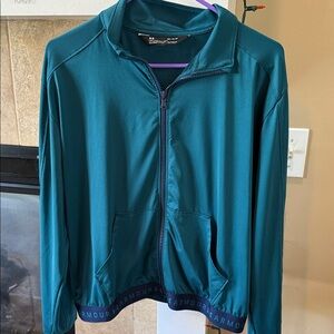 Under Armour Teal Zip-Up Jacket